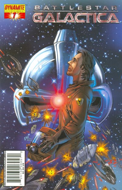 Cover for Battlestar Galactica (Dynamite Entertainment, 2006 series) #7 [Cover D - Jonathan Lau]