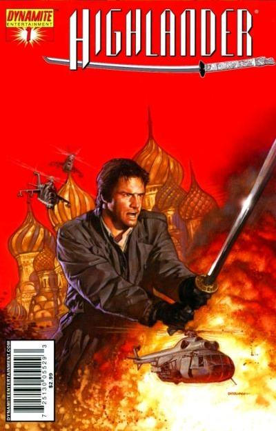 Cover for Highlander (Dynamite Entertainment, 2006 series) #1 [Dave Dorman Cover]