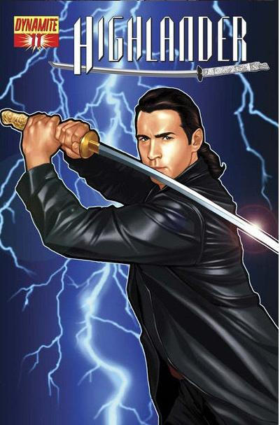 Cover for Highlander (Dynamite Entertainment, 2006 series) #11 [Alecia Rodriguez Cover]
