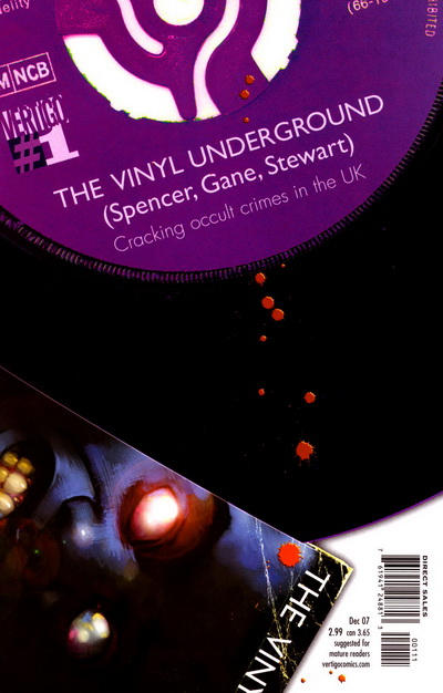 Cover for The Vinyl Underground (DC, 2007 series) #1