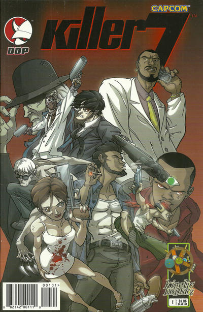 Cover for killer7 (Devil's Due Publishing, 2006 series) #1 [Cover A - Sanford Greene]