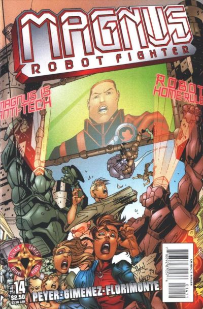 Cover for Magnus Robot Fighter (Acclaim / Valiant, 1997 series) #14