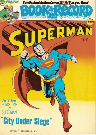 Cover for Superman: "City Under Siege" [Book and Record Set] (Peter Pan, 1978 series) #PR34