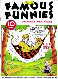 Cover Thumbnail for Famous Funnies (Eastern Color, 1934 series) #13
