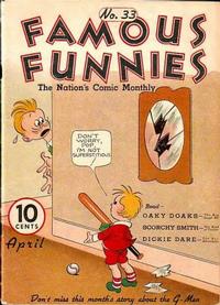Cover Thumbnail for Famous Funnies (Eastern Color, 1934 series) #33