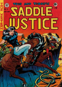 Cover Thumbnail for Saddle Justice (EC, 1948 series) #6