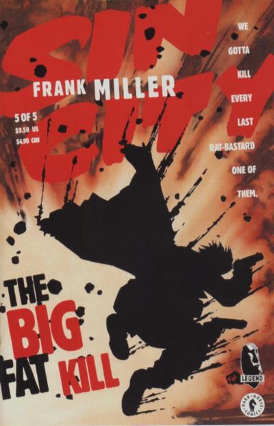 Cover for Sin City: The Big Fat Kill (Dark Horse, 1994 series) #5