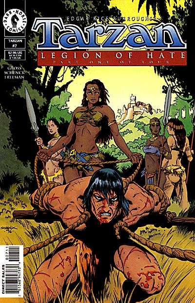 Cover for Tarzan (Dark Horse, 1996 series) #7