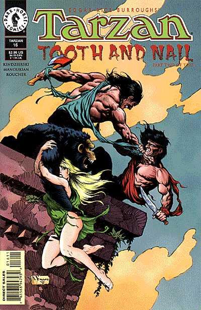 Cover for Tarzan (Dark Horse, 1996 series) #16