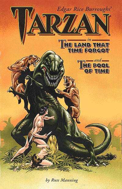 Cover for Tarzan in the Land That Time Forgot and the Pool of Time (Dark Horse, 1996 series) 