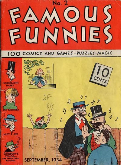 Cover for Famous Funnies (Eastern Color, 1934 series) #2