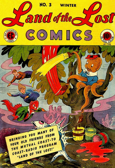 Cover for Land of the Lost Comics (EC, 1946 series) #3