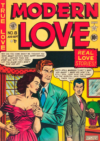 Cover for Modern Love (EC, 1949 series) #8