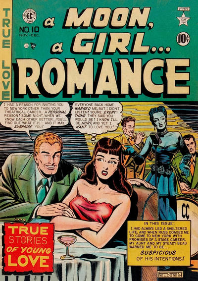 Cover for A Moon, a Girl...Romance (EC, 1949 series) #10