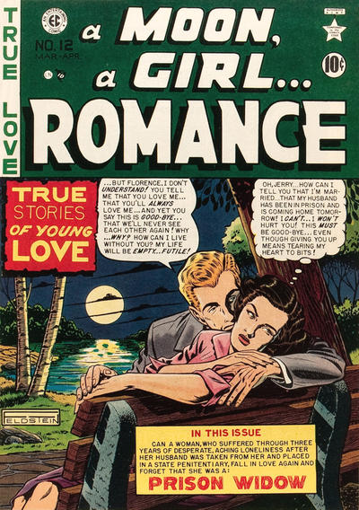 Cover for A Moon, a Girl...Romance (EC, 1949 series) #12