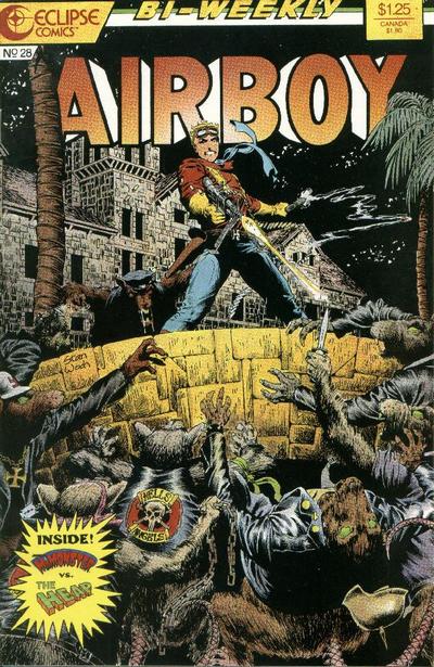 Cover for Airboy (Eclipse, 1986 series) #28