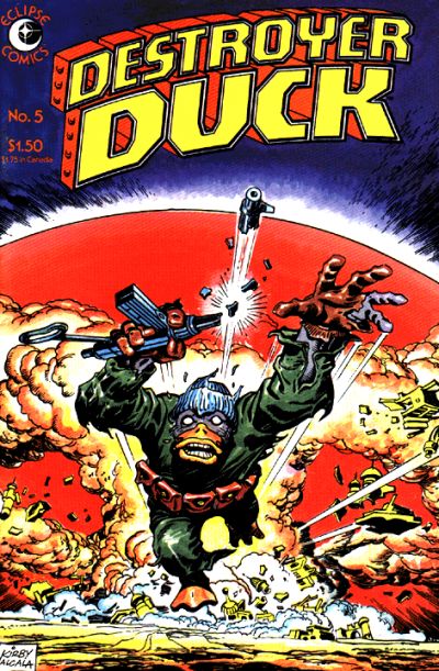 Cover for Destroyer Duck (Eclipse, 1982 series) #5