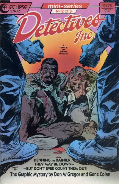 Cover for Detectives, Inc.: A Terror of Dying Dreams (Eclipse, 1987 series) #2