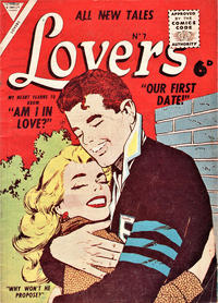 Cover Thumbnail for Lovers (L. Miller & Son, 1955 series) #7