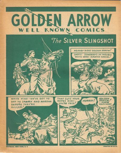 Cover for Golden Arrow [Well Known Comics] (Fawcett, 1944 series) #[nn]