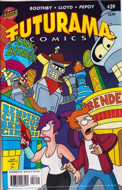 Cover for Bongo Comics Presents Futurama Comics (Bongo, 2000 series) #39