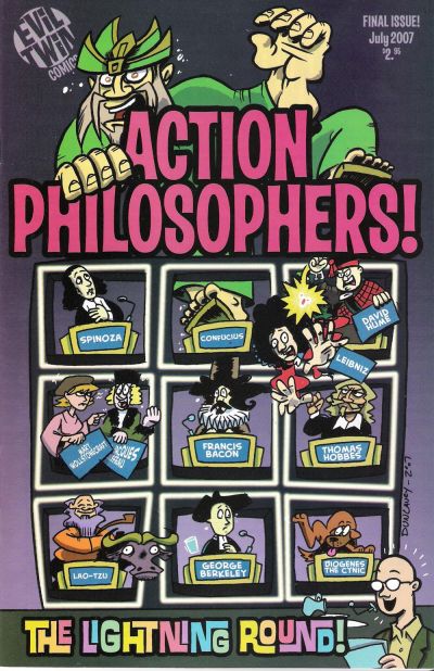 Cover for Action Philosophers (Evil Twin Comics, 2005 series) #[nn] - The Lightning Round