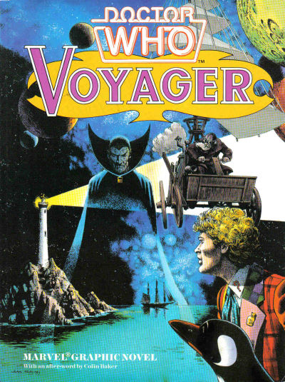 Cover for Doctor Who Graphic Novel Voyager (Marvel UK, 1985 series) 