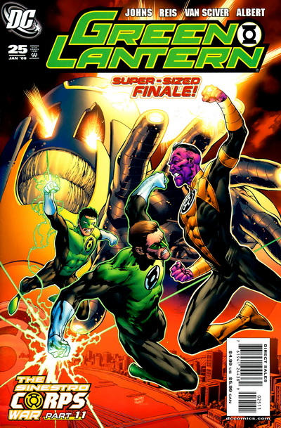 Cover for Green Lantern (DC, 2005 series) #25 [Direct Sales]