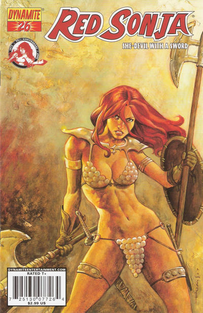 Cover for Red Sonja (Dynamite Entertainment, 2005 series) #26 [Homs Cover]