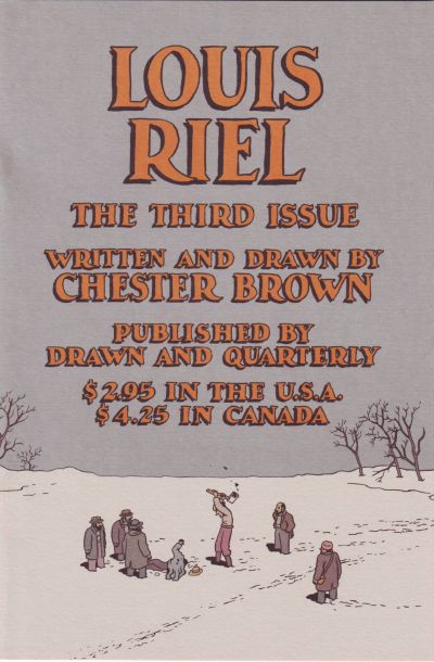 Cover for Louis Riel (Drawn & Quarterly, 1999 series) #3