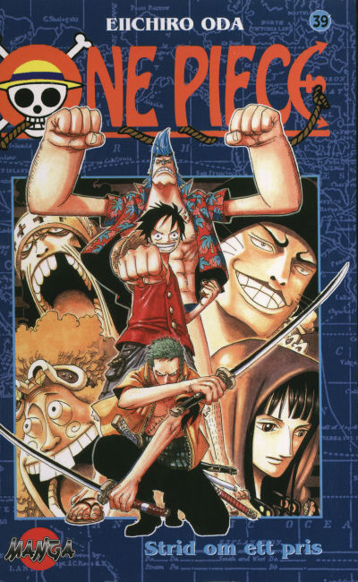 Cover for One Piece (Bonnier Carlsen, 2003 series) #39 - Strid om ett pris
