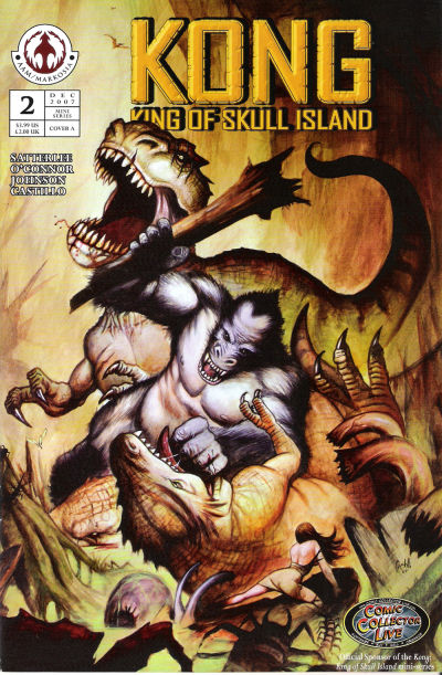Cover for Kong: King of Skull Island (Markosia Publishing, 2007 series) #2 [Regular Cover A]