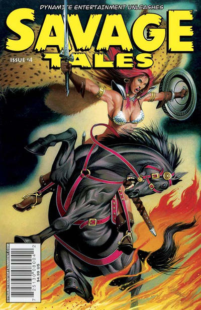 Cover for Savage Tales (Dynamite Entertainment, 2007 series) #4 [Cover B]