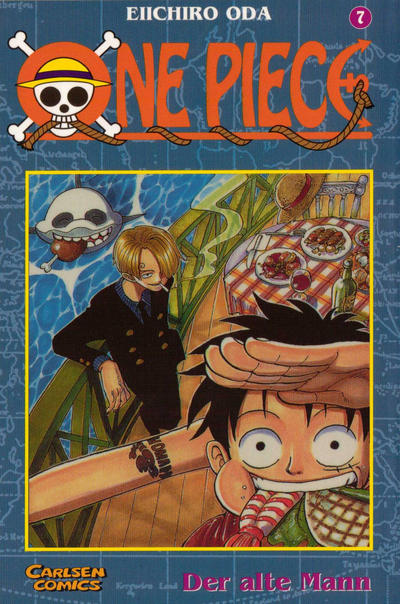Cover for One Piece (Carlsen Comics [DE], 2001 series) #7 - Der alte Mann