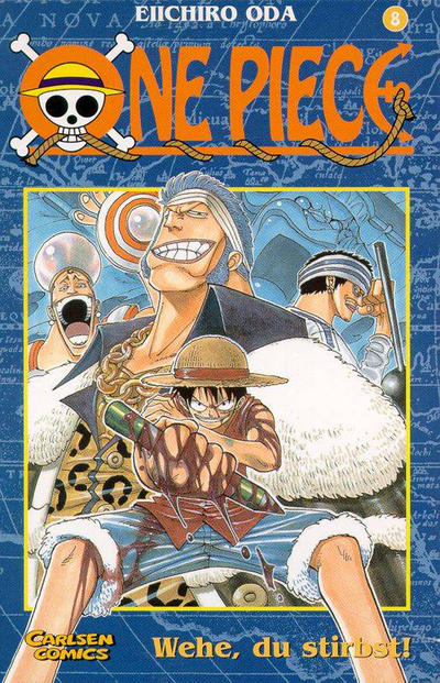 Cover for One Piece (Carlsen Comics [DE], 2001 series) #8 - Wehe, du stirbst!