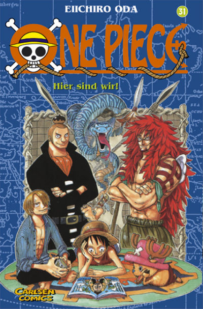 Cover for One Piece (Carlsen Comics [DE], 2001 series) #31 - Hier sind wir!