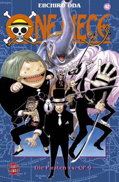 Cover for One Piece (Carlsen Comics [DE], 2001 series) #42 - Die Piraten vs. CP 9