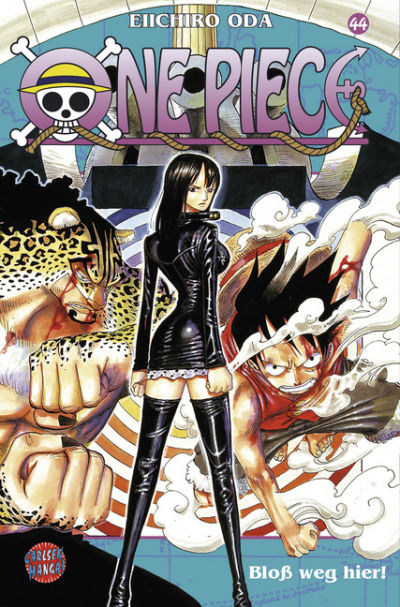 Cover for One Piece (Carlsen Comics [DE], 2001 series) #44 - Bloß weg hier!
