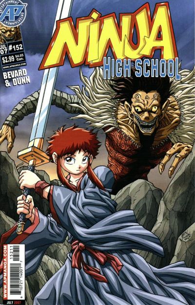 Cover for Ninja High School (Antarctic Press, 1994 series) #152