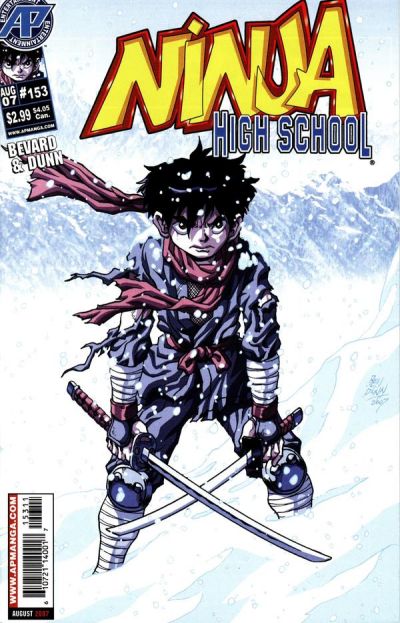 Cover for Ninja High School (Antarctic Press, 1994 series) #153