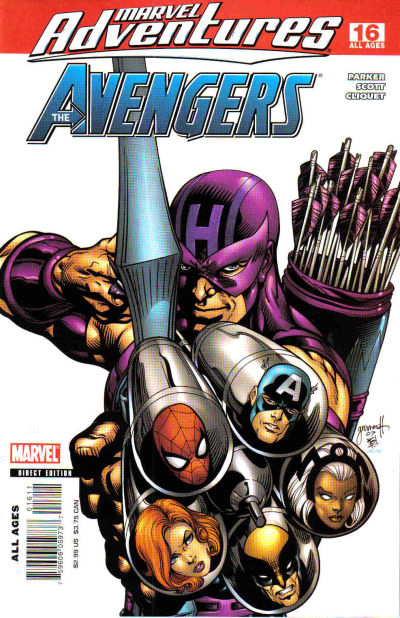 Cover for Marvel Adventures The Avengers (Marvel, 2006 series) #16
