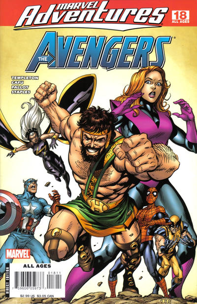 Cover for Marvel Adventures The Avengers (Marvel, 2006 series) #18