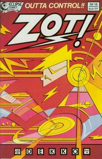 Cover for Zot! (Eclipse, 1984 series) #18