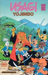 Cover Thumbnail for Usagi Yojimbo (Fantagraphics, 1987 series) #28