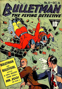 Cover Thumbnail for Bulletman (Fawcett, 1941 series) #8