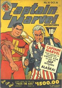 Cover Thumbnail for Captain Marvel Adventures (Fawcett, 1941 series) #16