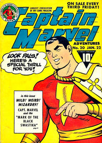Cover Thumbnail for Captain Marvel Adventures (Fawcett, 1941 series) #20
