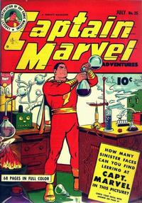 Cover Thumbnail for Captain Marvel Adventures (Fawcett, 1941 series) #25