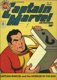 Cover Thumbnail for Captain Marvel Adventures (Fawcett, 1941 series) #70