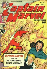 Cover Thumbnail for Captain Marvel Adventures (Fawcett, 1941 series) #75